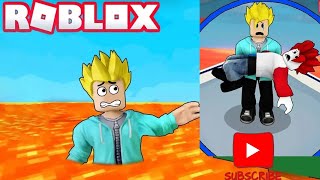 THE FLOOR IS FULL OF LAVA 🔥😡🔥🗼tower but floor is lava in roblox 🤯Lava game [upl. by Mcroberts]