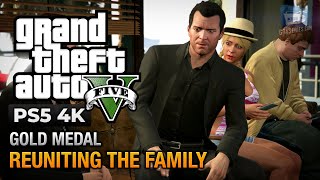 GTA 5 PS5  Mission 61  Reuniting the Family Gold Medal Guide  4K 60fps [upl. by Rosalba]