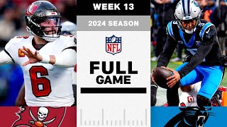 Tampa Bay Buccaneers vs Carolina Panthers FULL GAME  NFL 2024 Season Week 13 [upl. by Akelahs]