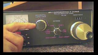 How to adjust a manual tuner for low SWR [upl. by Eileme]