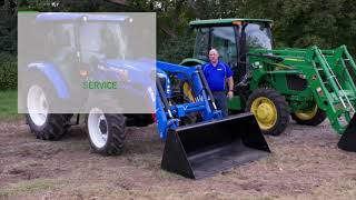 Comparison WORKMASTER™ 75 vs John Deere 5075E [upl. by Enaujed949]