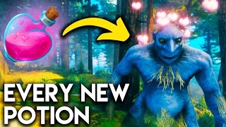 Valheim How To Craft  Use Every New Potion [upl. by Janus]