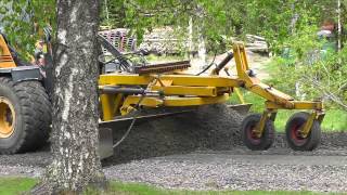 Ljungby L15 With A Grader Attachment [upl. by Ardnoel]