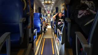 FCO airport to Roma Termini by Leonardo Express Train travel [upl. by Miharba]