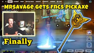 MrSavage Finally Gets FNCS Pickaxe [upl. by Shellie]