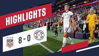 USWNT vs Paraguay Highlights  September 21 2021 [upl. by Kera]