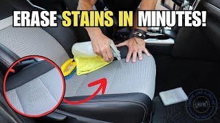 Instantly Remove Stains from Leather amp Cloth Car Seats [upl. by Domela]