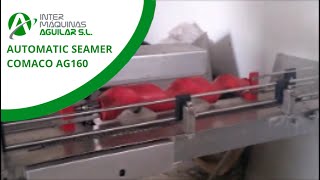 Automatic seamer COMACO AG160 [upl. by Sokin858]