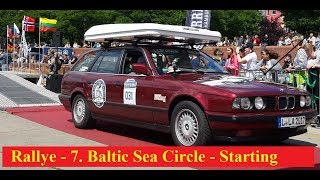 Best moments  Motorsport  Rallye  7 Baltic Sea Circle  Starting Line  Hamburg  17062017 [upl. by Aicirtam]