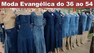 MODA CENTER SANTA CRUZ PE MODA EVANGÉLICA JEANS VESTIDOS SAIAS JARDINEIRAS E JAQUETAS [upl. by Erihppas]