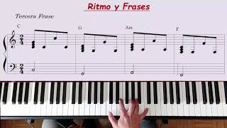 Ritmo y Frases en el Piano Tutorial [upl. by Nereen]