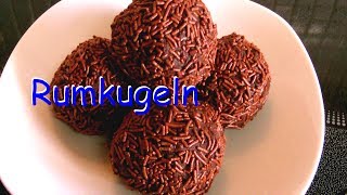 Rumkugeln wie vom Bäcker  Selbst gemacht  Rezept auch für Kinder [upl. by Alesig]