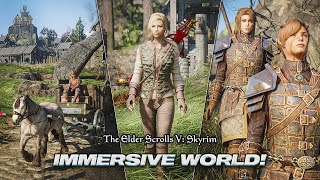 How to Make Skyrim Feel ALIVE 16 Immersion Mods [upl. by Girhiny726]