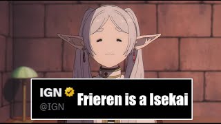 IGN Says Frieren is an Isekai and The Community Reacts Negatively [upl. by Buddie429]