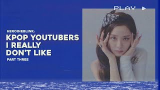 kpop youtubers i DON’T like mainly white ppl 33 [upl. by Akiehs]