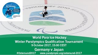 Germany v Japan  PyeongChang 2018 Qualification Tournament  Ostersund [upl. by Ebehp]