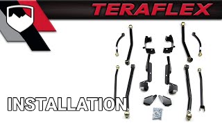 TeraFlex Install JK Long Arm Kit Part 6 of 7 [upl. by Allerim]