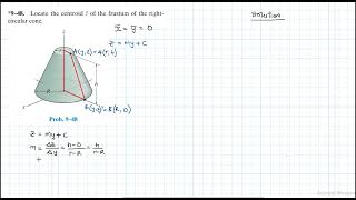 9–48 Center of Gravity and Centroid Chapter 9 Hibbeler Statics Benam Academy [upl. by Nazay]