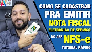 MEI  COMO SE CADASTRAR PRA EMITIR NOTA FISCAL ELETRÔNICA DE SERVIÇO E USAR O APP NFSe DA RECEITA [upl. by Nishom]