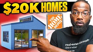 4 Homes You Can Buy at Home Depot for 25000 or Less [upl. by Yelsgnik32]