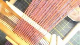 Rigid Heddle Loom Double Weave Tube Double Wide Cloth [upl. by Holladay87]