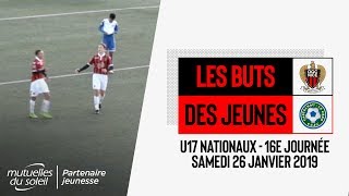 Nice 20 CastelnauleCrès U17 Nationaux  les buts [upl. by Wash738]