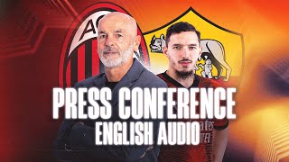 Pioli and Bennacer ahead of AC Milan v Roma  Press conference  LIVE in English [upl. by Mathilda]