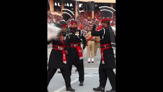 Beating Retreat Ceremony at Attari India Vs Wagah Pakistan Border Lahore Amritsar parade [upl. by Delphinia]