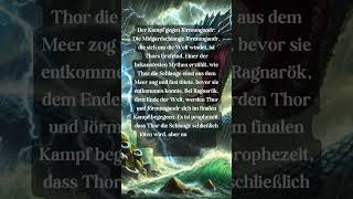 Thors Kampf gegen Jörmungandr  wikinger mythologie thor geschichte [upl. by Ateuqal]