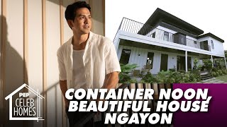 DENNIS TRILLO SHOWS HIS BEAUTIFUL HOUSE MADE OUT OF SHIPPING CONTAINERS  PEP CELEB HOMES [upl. by Blase413]