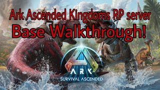 Ark Ascended l Kingdoms RP PVP Server l building my Cyberpunk style base l Amissa skin style l [upl. by Anen]