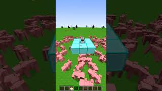 Minecraft Super Dog vs Pavenger Army 💀 shorts minecraft [upl. by Zsamot513]