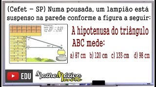 PROBLEMA DE TRIGONOMETRIA COM SENO  COSSENO  TANGENTE 3  Prof Robson Liers  Mathematicamente [upl. by Averill]