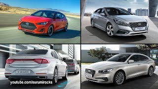 TOP 5 BEST HYUNDAI CARS 2020 [upl. by Valentijn]