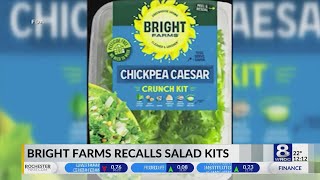 Bright Farms salad kits sold at Wegmans recalled due to potential Listeria contamination [upl. by Nosydam415]