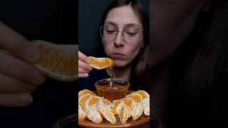 ASMR HONEY DIPPED FRESH NAVEL ORANGE  EATING SOUNDS  WITHOUT TALKING [upl. by Laleb]