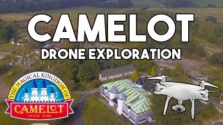 ABANDONED Camelot Theme Park  Drone Exploration  HISTORY [upl. by Irtimd415]