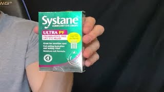 Systane Ultra Lubricant Eye Drops Review [upl. by Elletse]