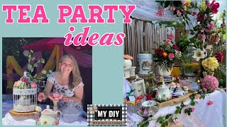 Garden Tea Party  Backyard Party  Tea Party Ideas  Sweet 16 Party Ideas  ON THE BUDGET [upl. by Phia]