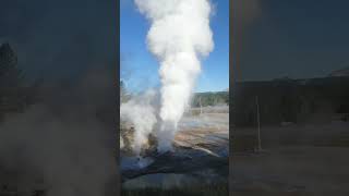 Fumaroles Roar At Porcelain Basin In Yellowstone [upl. by Raamal]