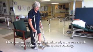 How to use Crutches  Partial Weightbearing [upl. by Faustine]