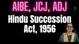 Hindu Succession Act 1956 by Kanchana Advocate [upl. by Elleiand]