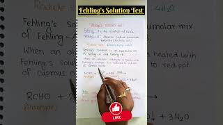 🧑‍🔬 Fehling solution Test 🔥🔥🔥 shorts neet iitjee jeemains boards viralshorts [upl. by Kinemod658]