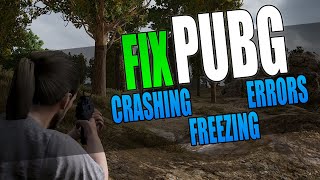 FIX PUBG Battlegrounds Crashing Freezing amp Errors On PC [upl. by Aes]