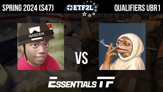 ETF2L TF2 6v6 Spring 2024 S47 Premiership Qualifiers UBR1 NANDEM vs alien workshop [upl. by Ssirk341]