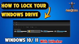 How to Lock Your Drive in windows 1011  Lock Hard disk in windows with password  2024 [upl. by Josie768]