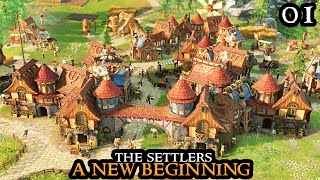 THE SETTLERS  Fresh Start on HARDCORE City Building  FULL GAME Beautiful RTS 2024 Part 01 [upl. by Lau]