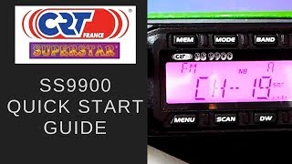 CRT SS 9900 Anytone 6666 total beginners guide CB radio [upl. by Lamaj168]