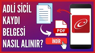 EDevletten Adli Sicil Kaydı Belgesi Nasıl Alınır [upl. by Ennahgem126]