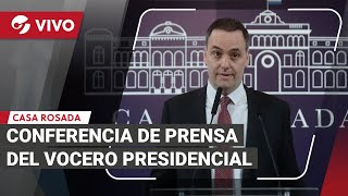 EN VIVO  ANUNCIO DE PAQUETE DE URGENCIA ECÓNOMICA DEL VOCERO PRESIDENCIAL [upl. by Sivat]